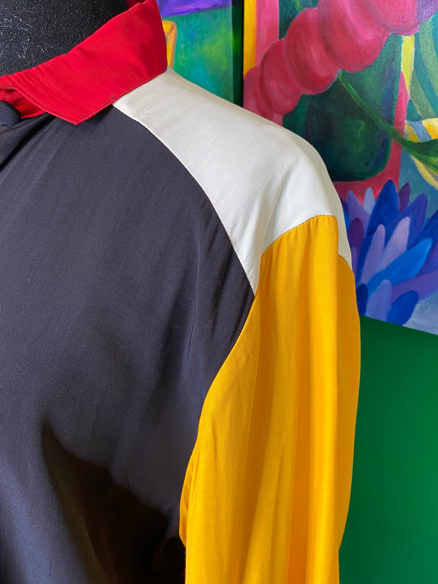 Color The Block Blouse