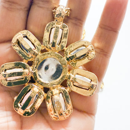 Colorfied Flower Necklace