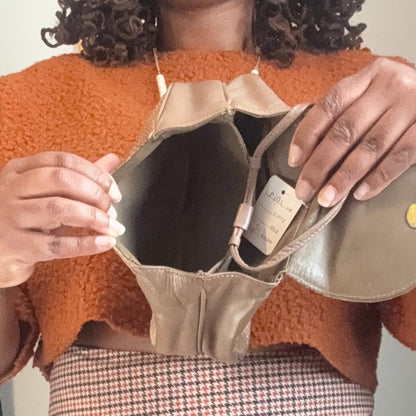 Beige SnakeN Bag