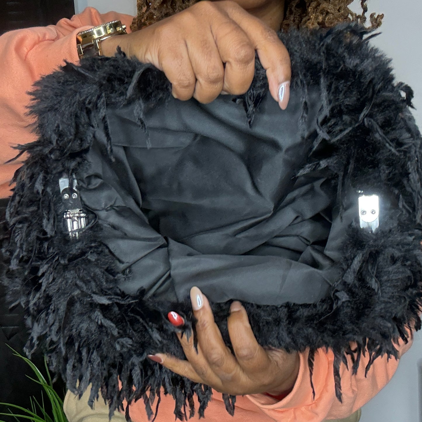 The Shag Oversized Clutch Bag 🥴