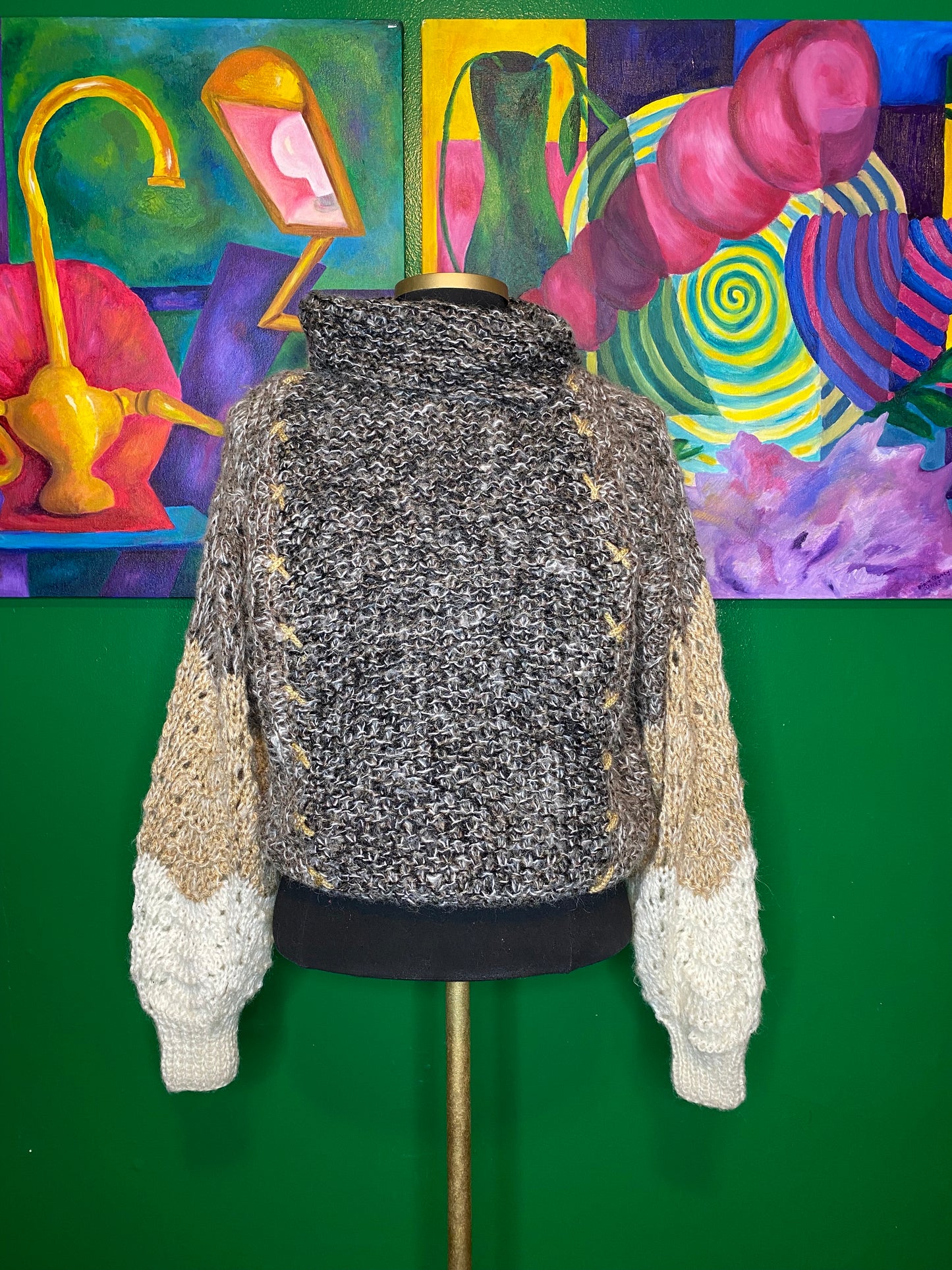 Golden X Sweater