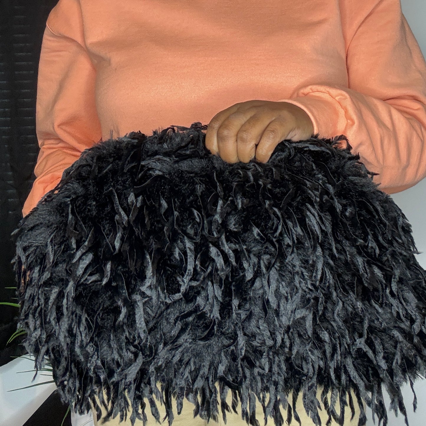 The Shag Oversized Clutch Bag 🥴