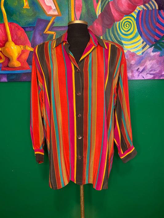 Hot Stripe Blouse
