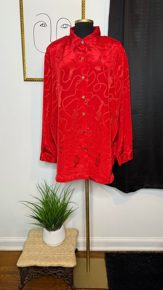Roped Tassel Blouse