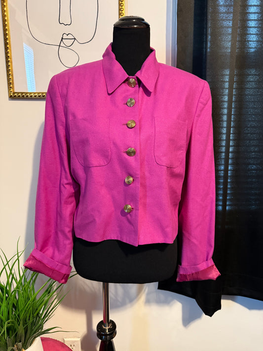 Woven Silk Jacket