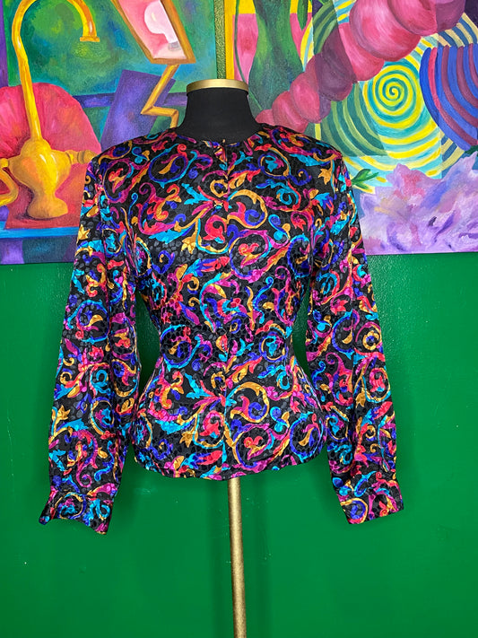 Bright Night Life Blouse