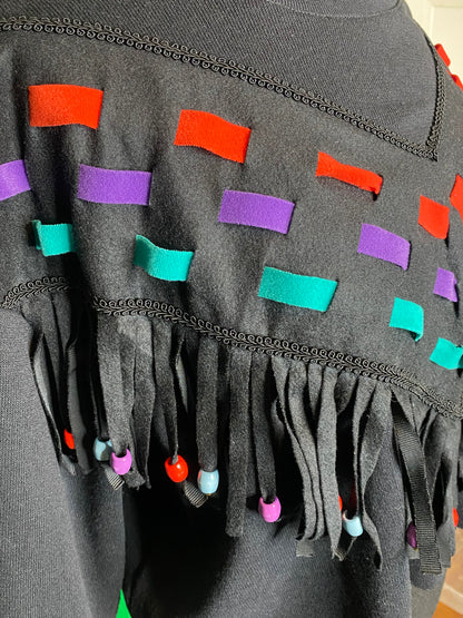 The Woven Crop Sweater