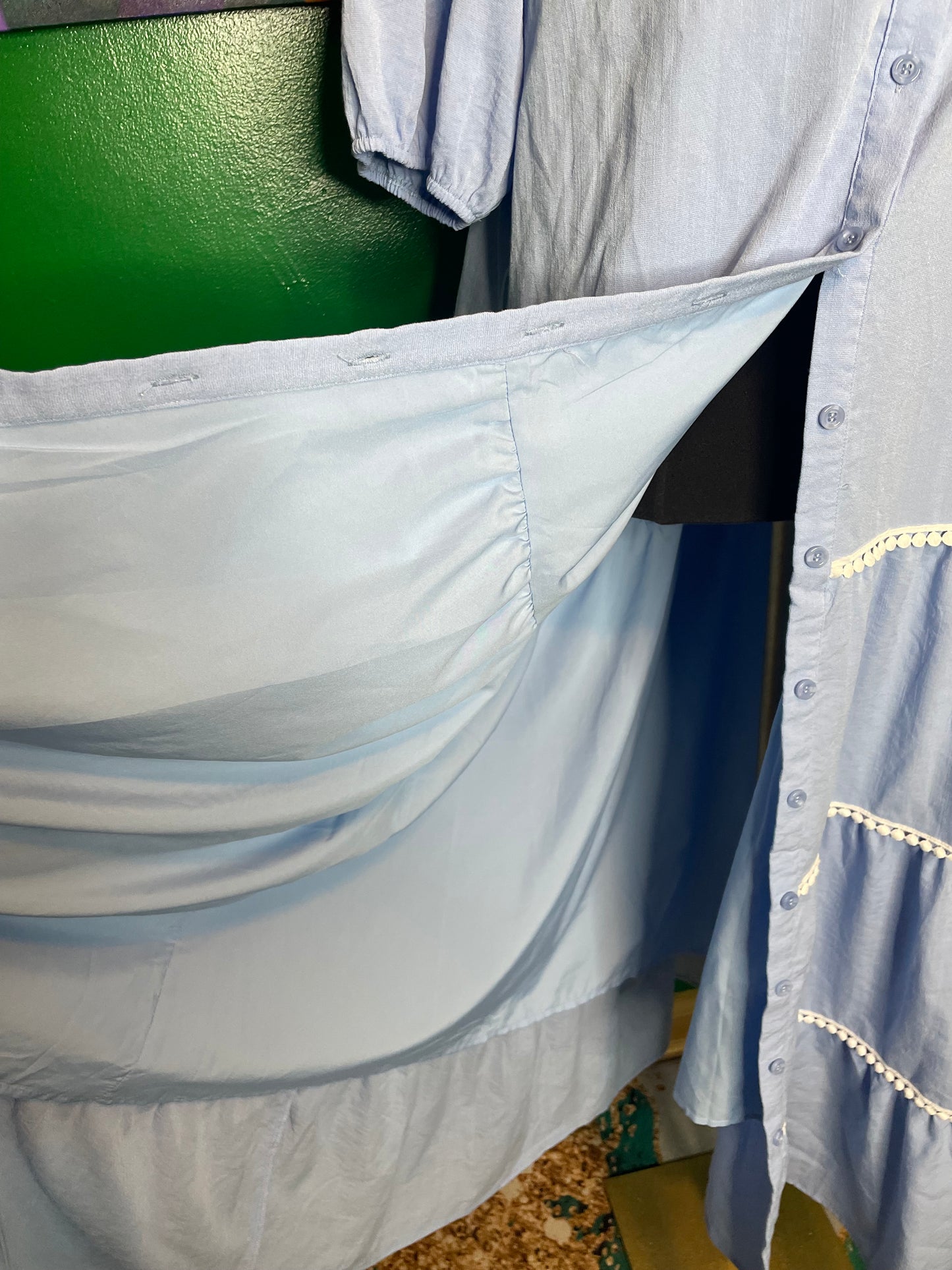 Tiered Ultra Blue Dress