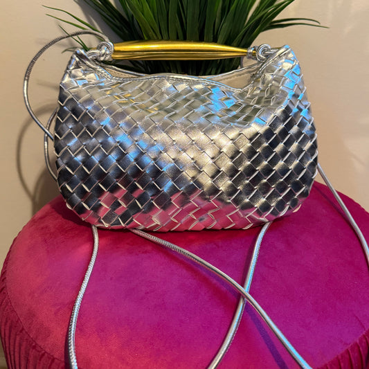 Silver Metal Bag