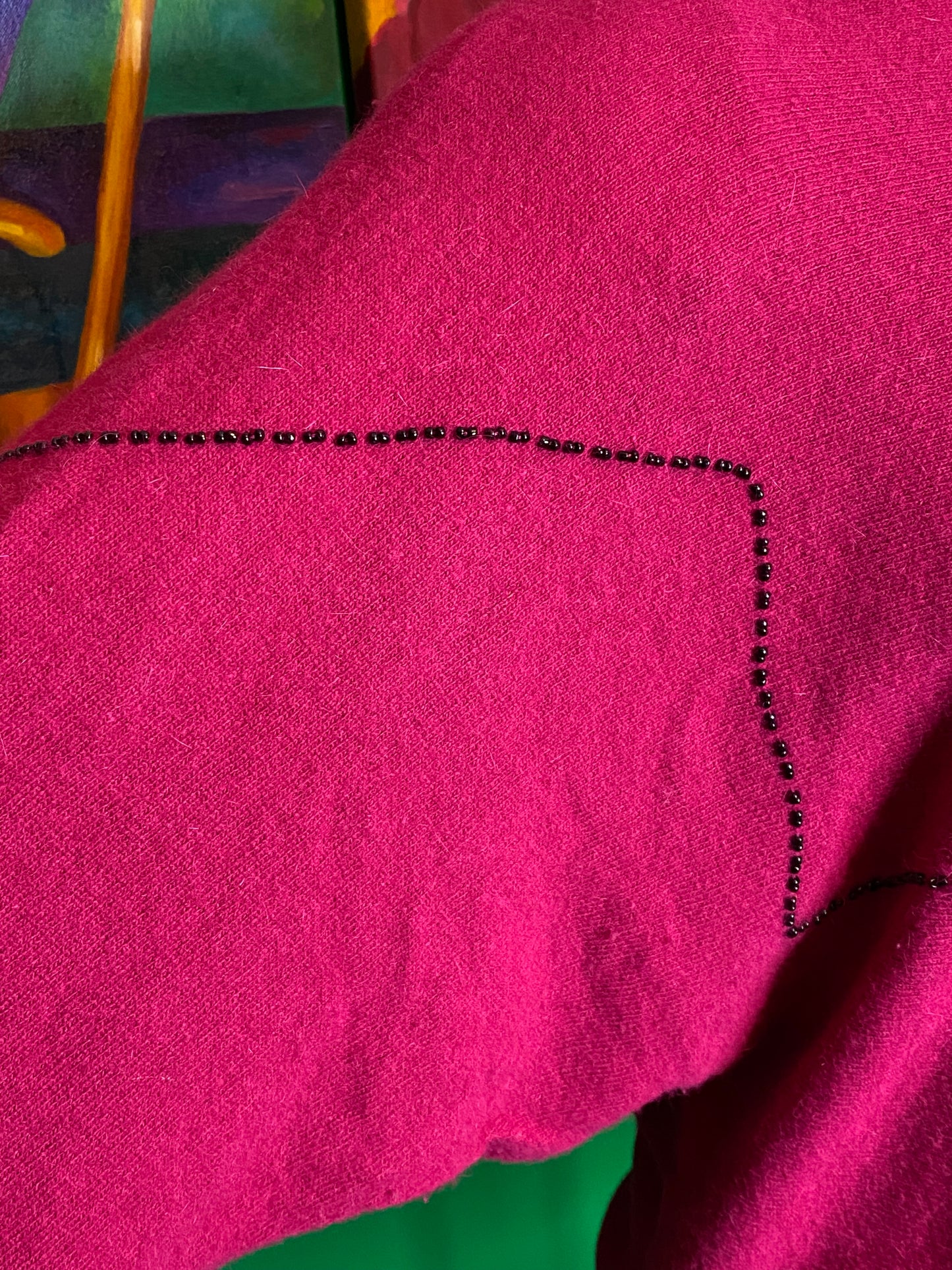 Magenta Sparkle Sweater