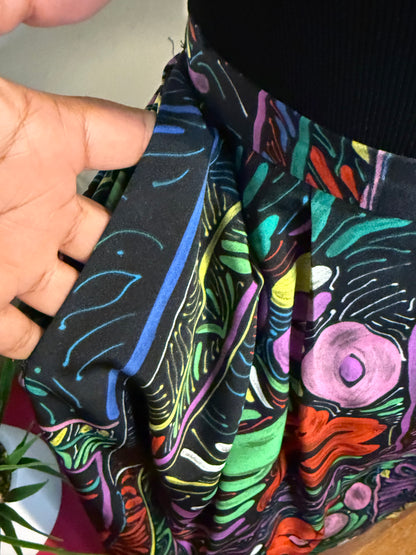 Mosaic Flowers Skirt