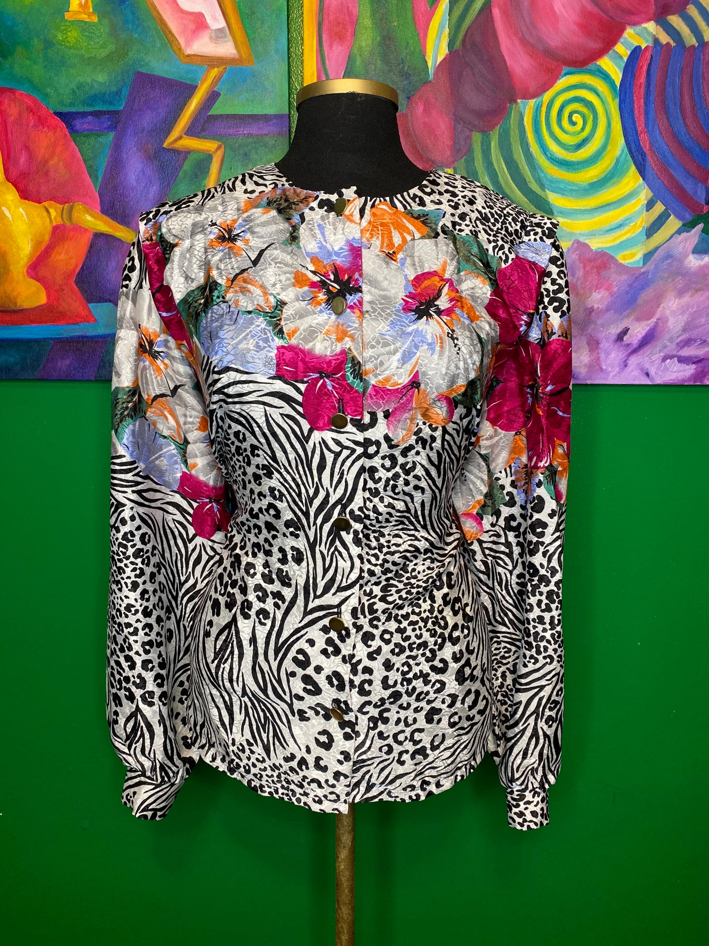 Exotic Animal Blouse