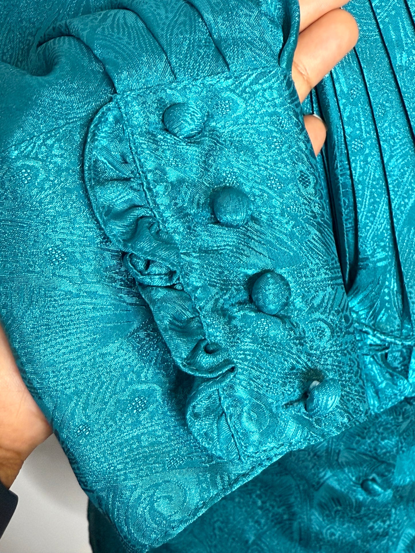 Turquoise Tassel Top