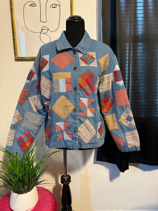 Jean Patch Jacket