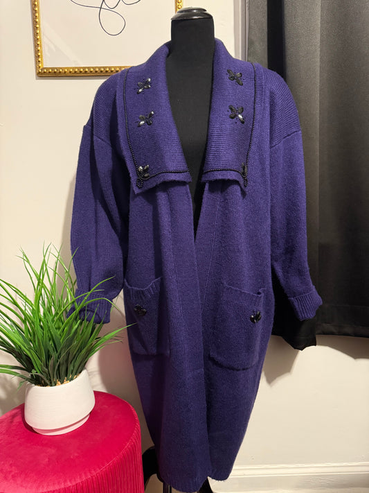 Eggplant Sweater