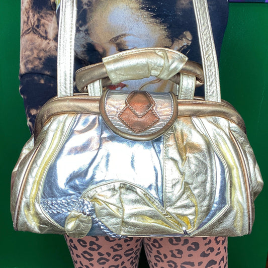 Braided Metallic Bag