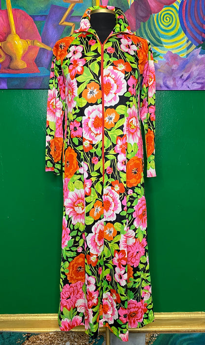 Color Floral House Dress