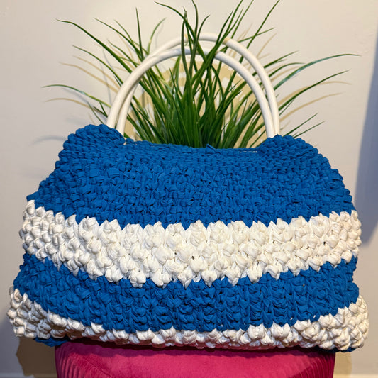 Blueberry Stripe Bag