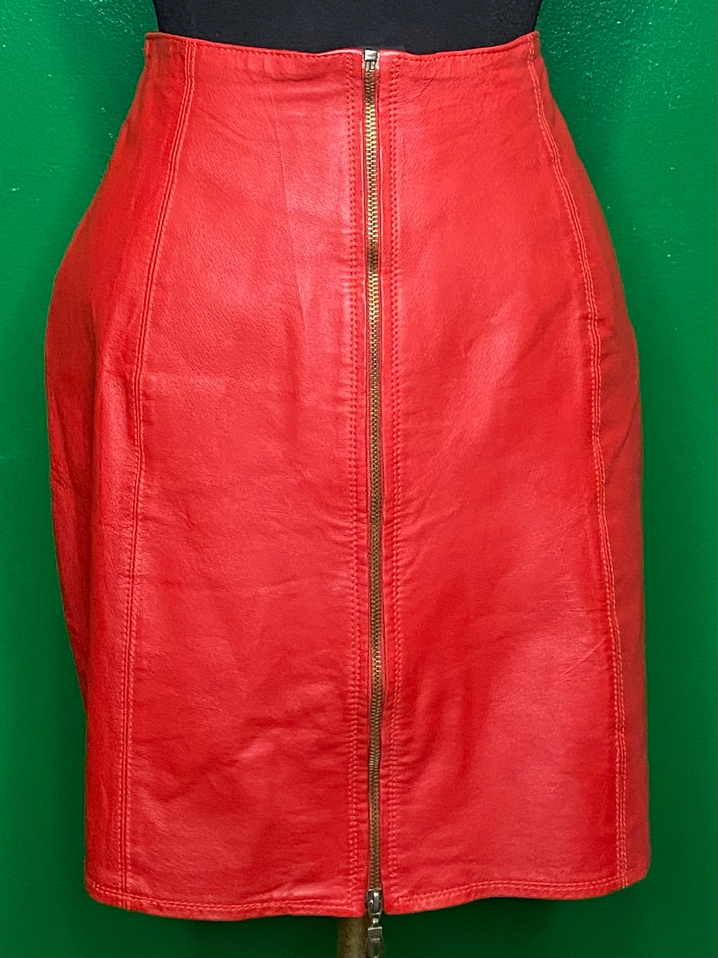 Red Zebra Skirt