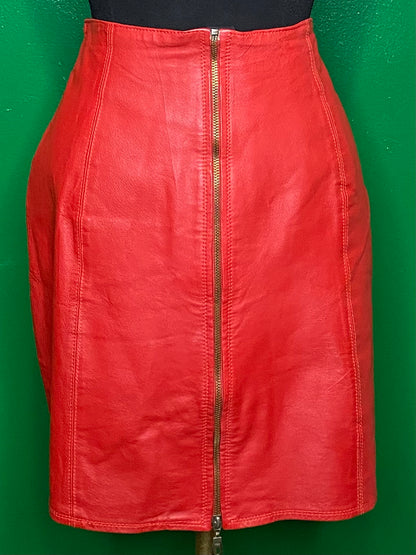 Red Zebra Skirt