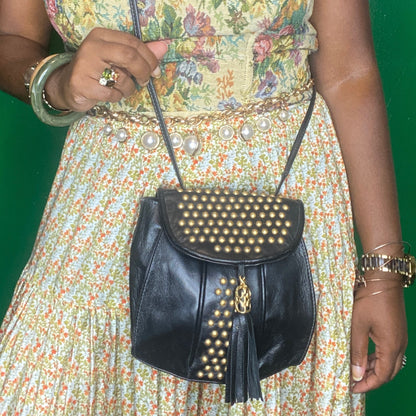 Studded Black Bag