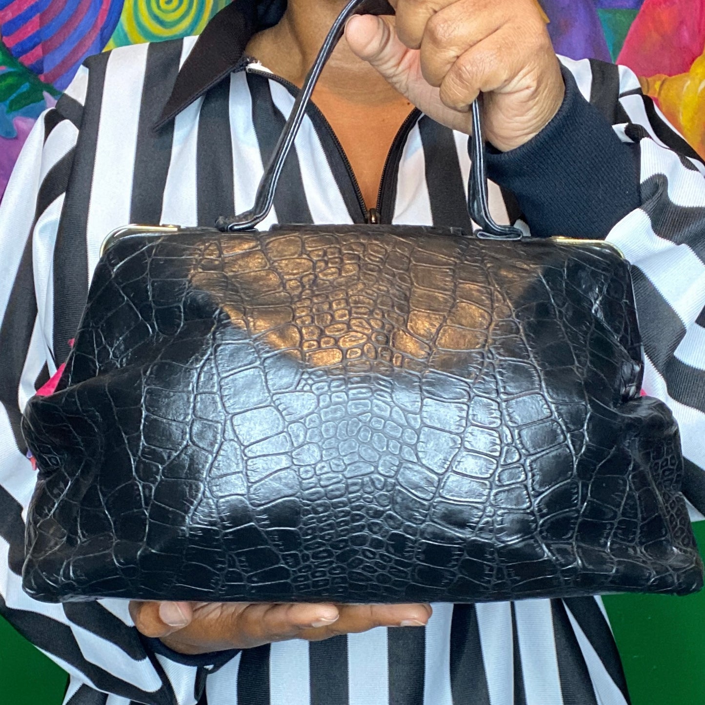 Bright Zigzag Bag