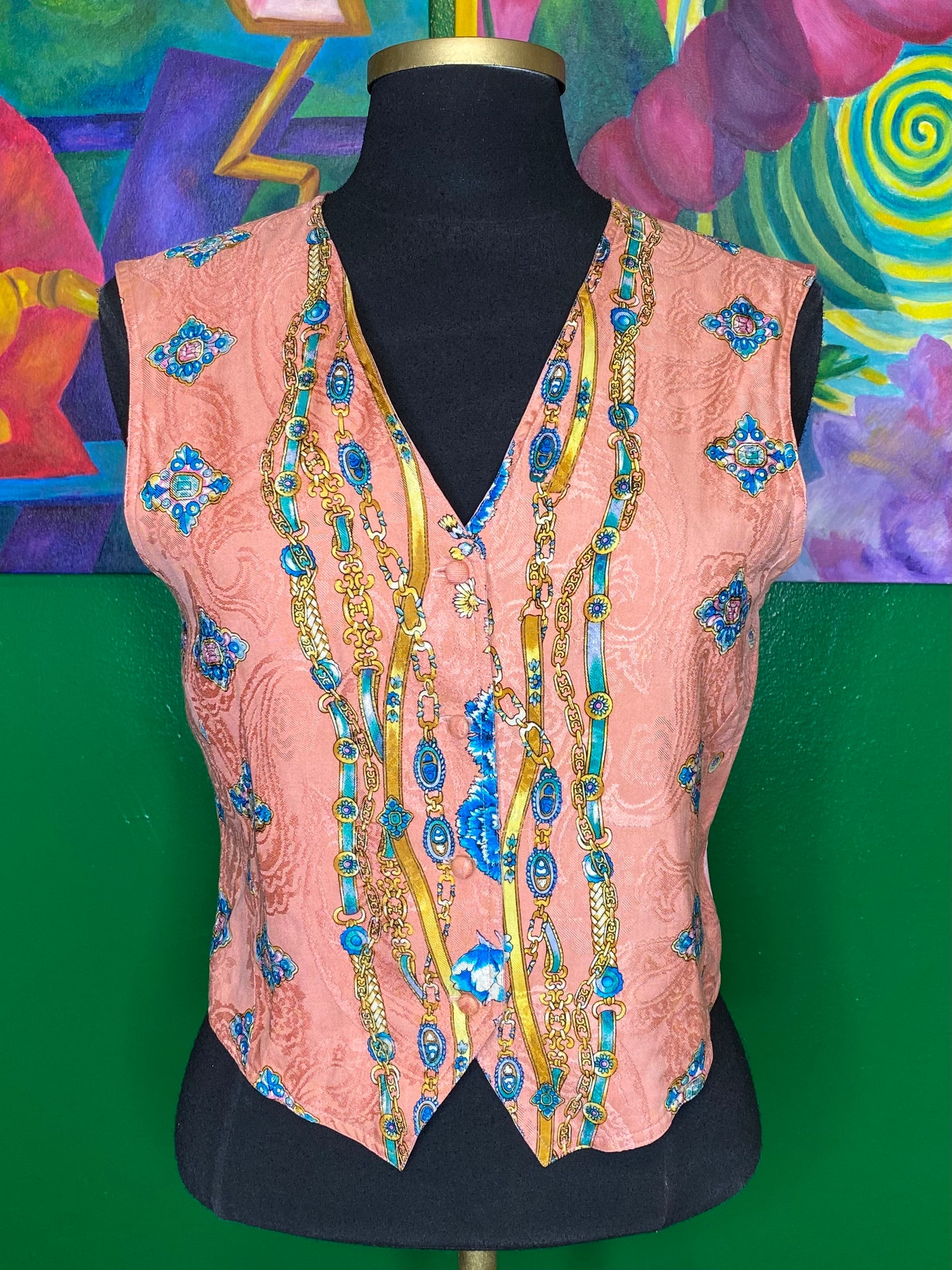 Pink Chained Vest
