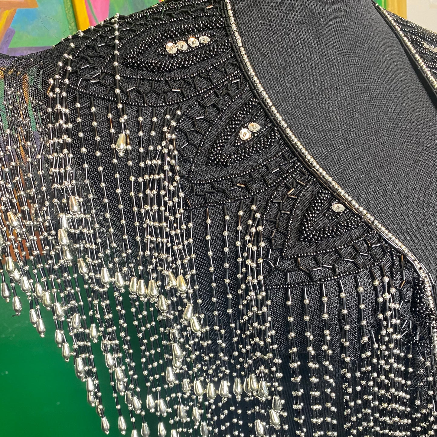 Starry Night Beaded Shawl