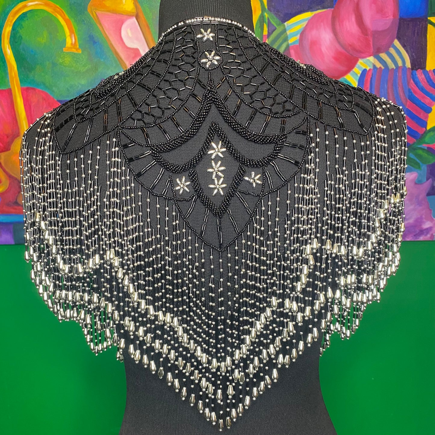 Starry Night Beaded Shawl