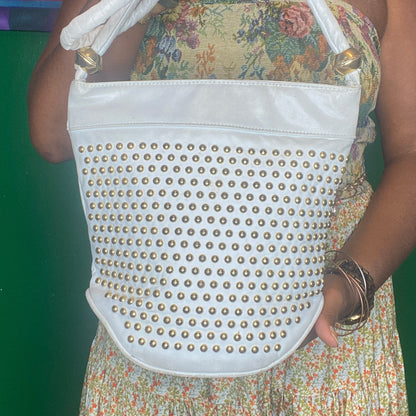 Studded Bucket Bag