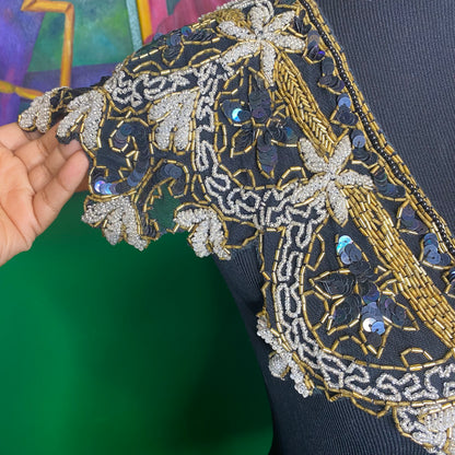 Iridescent Metallic Shawl
