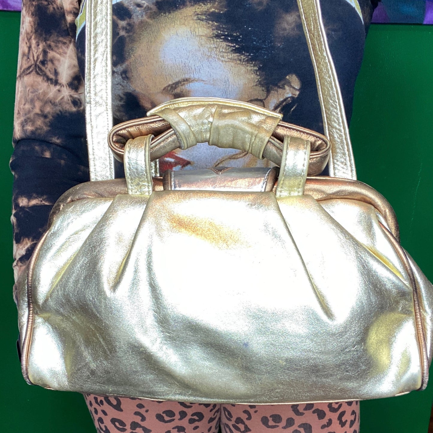 Braided Metallic Bag