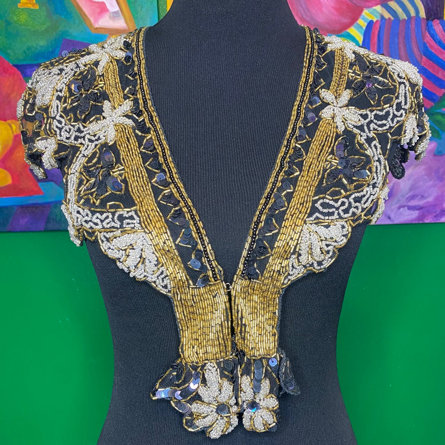 Iridescent Metallic Shawl