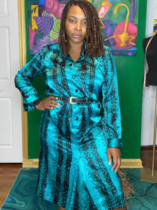 Aqua Dress