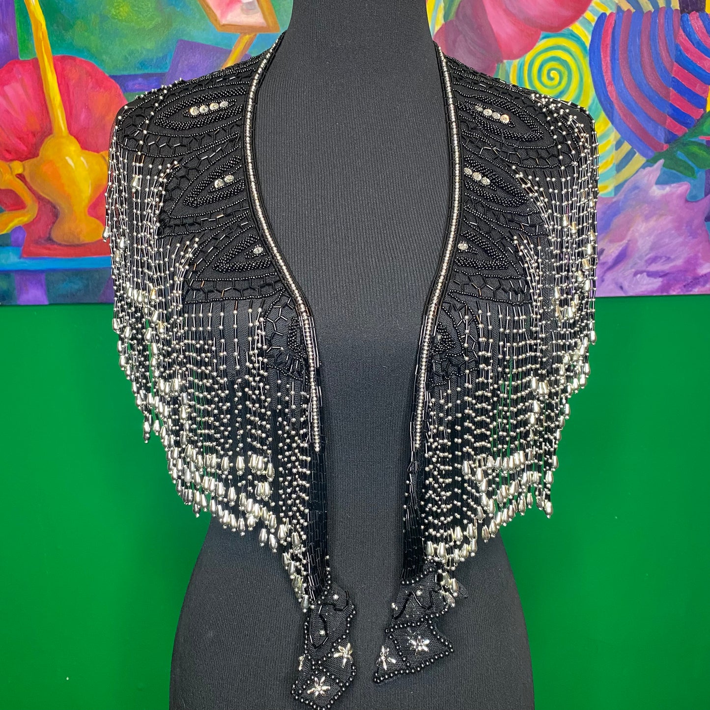 Starry Night Beaded Shawl