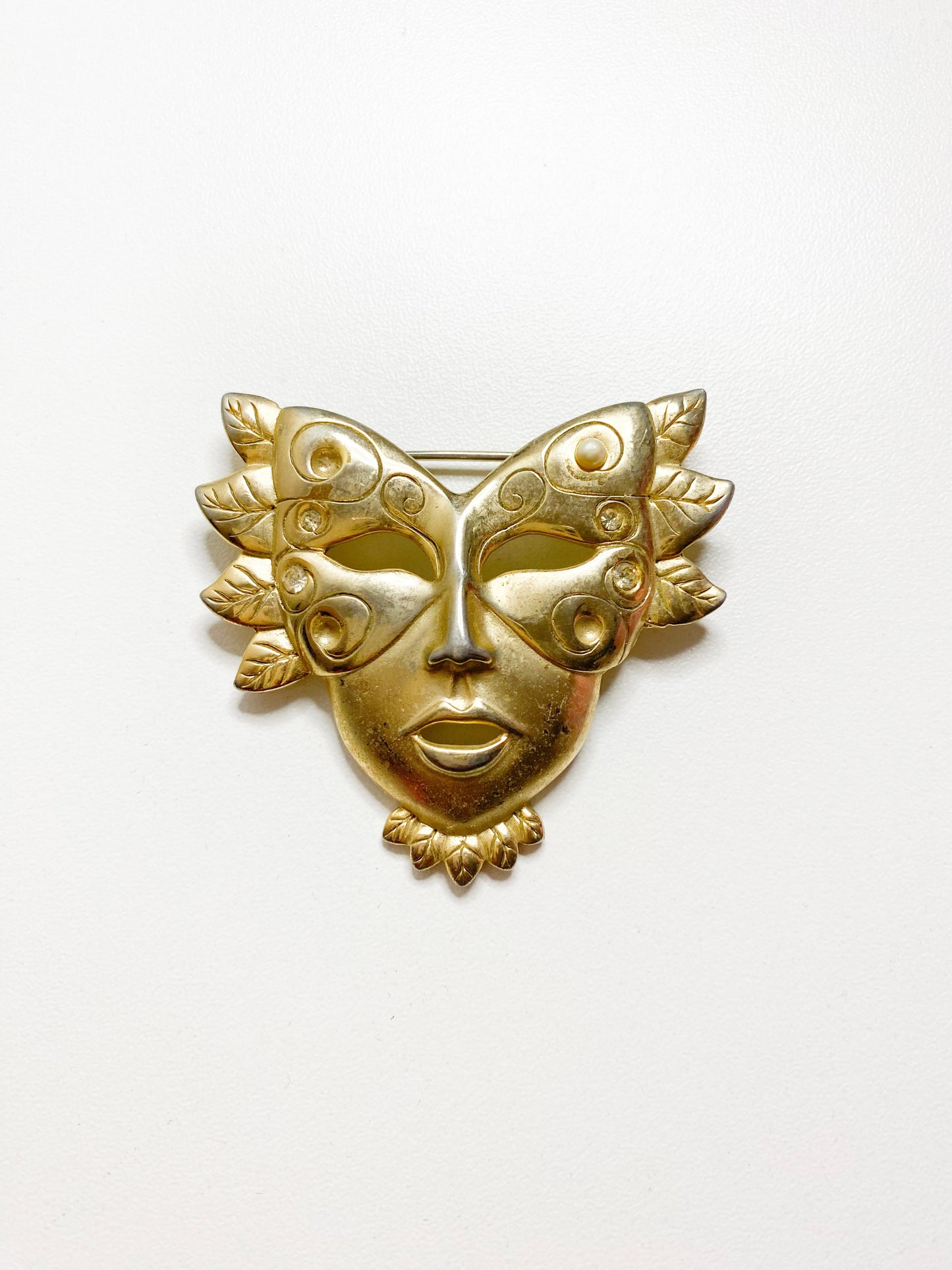 Mask Off Brooch