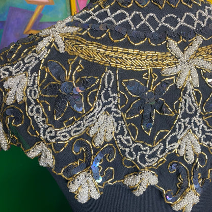 Iridescent Metallic Shawl