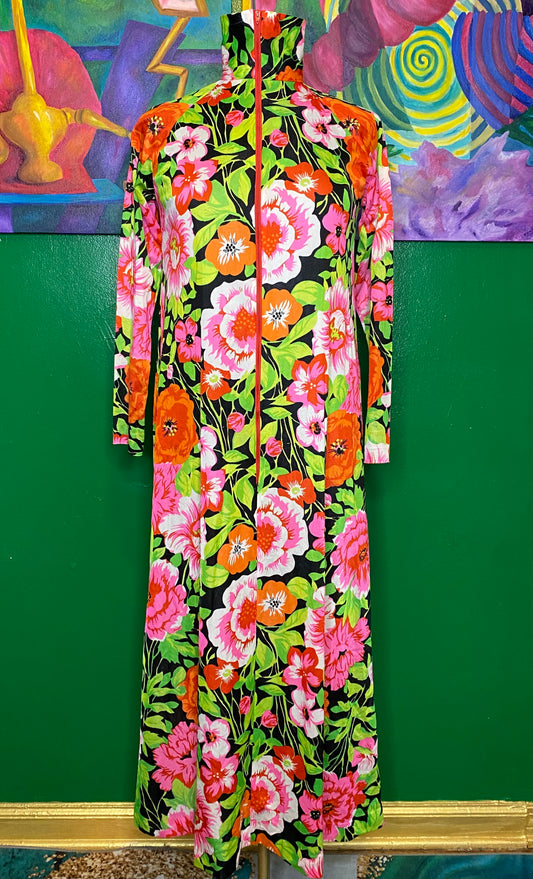 Color Floral House Dress