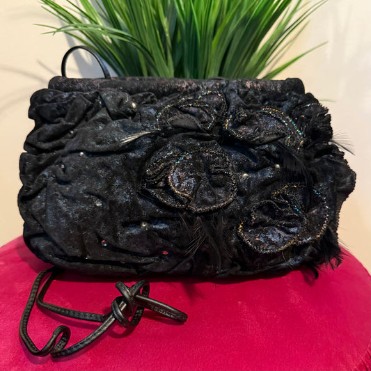 Rosette Feather Bag