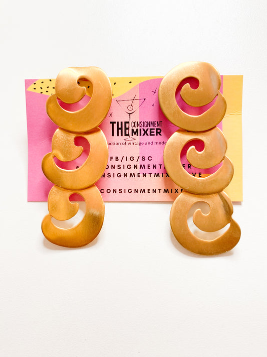 The Three Swirl Earrings