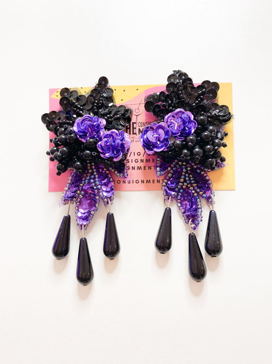 Mardi Gras Earrings