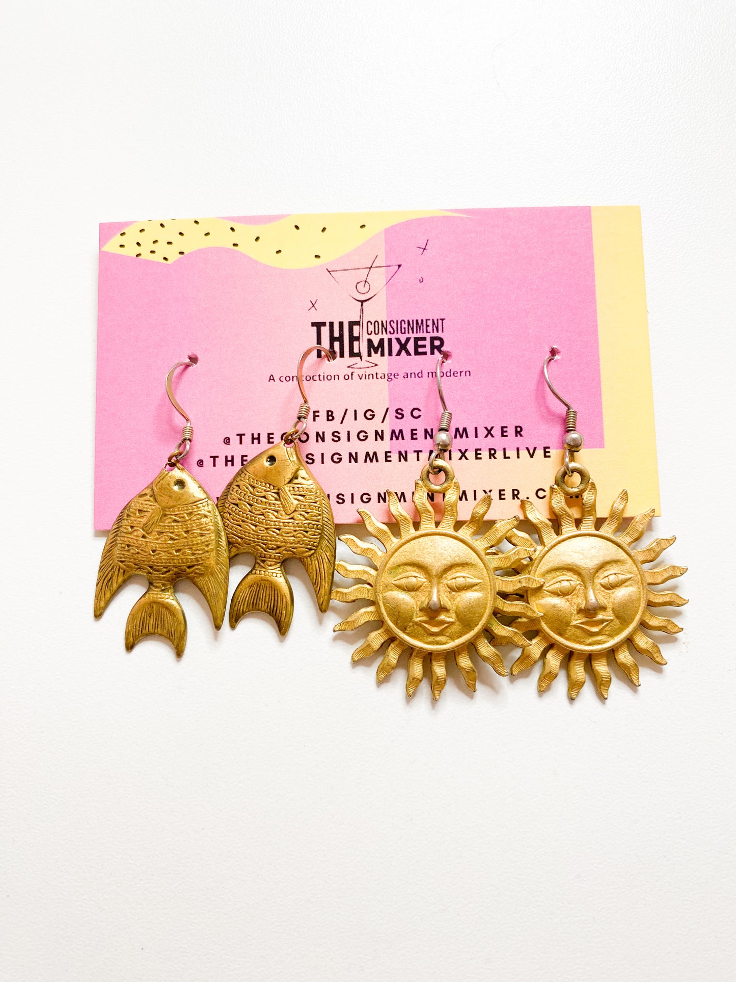 Fish & The Sun Earrings
