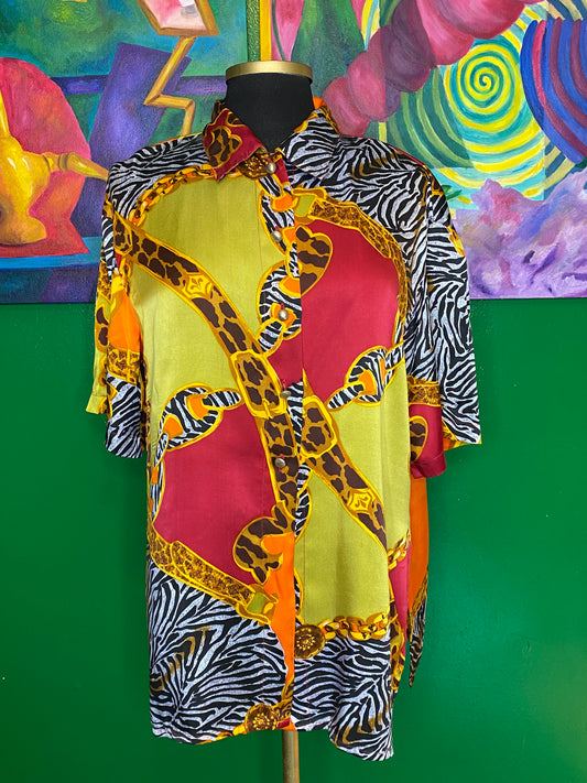 Chained Silk Top
