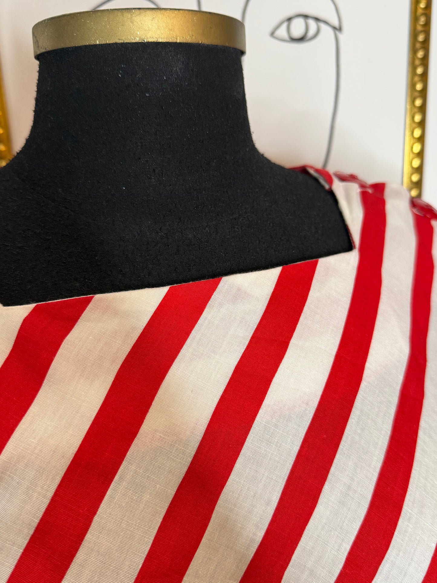 Sweet Red Stripe Dress