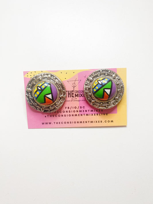 Tribal Colour Earrings