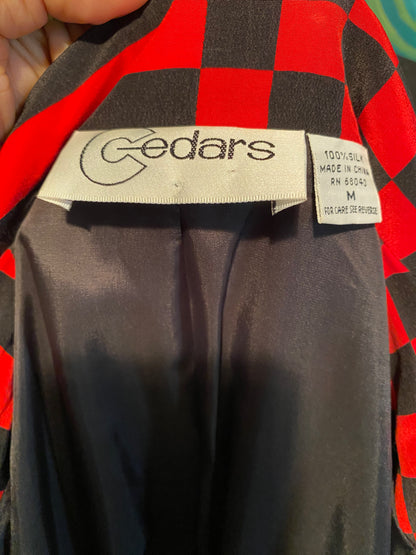 Black Scarlet Red Blazer