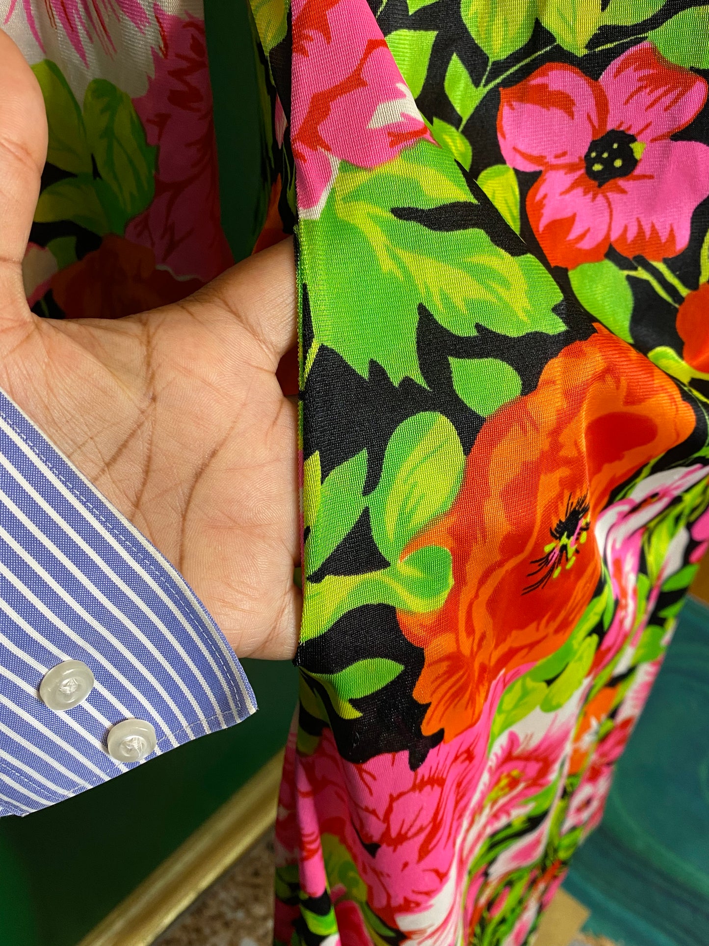 Color Floral House Dress
