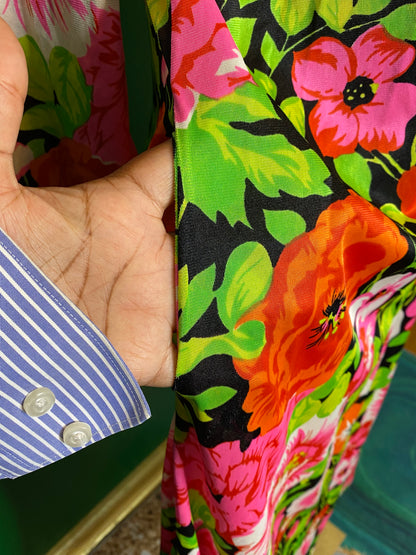 Color Floral House Dress