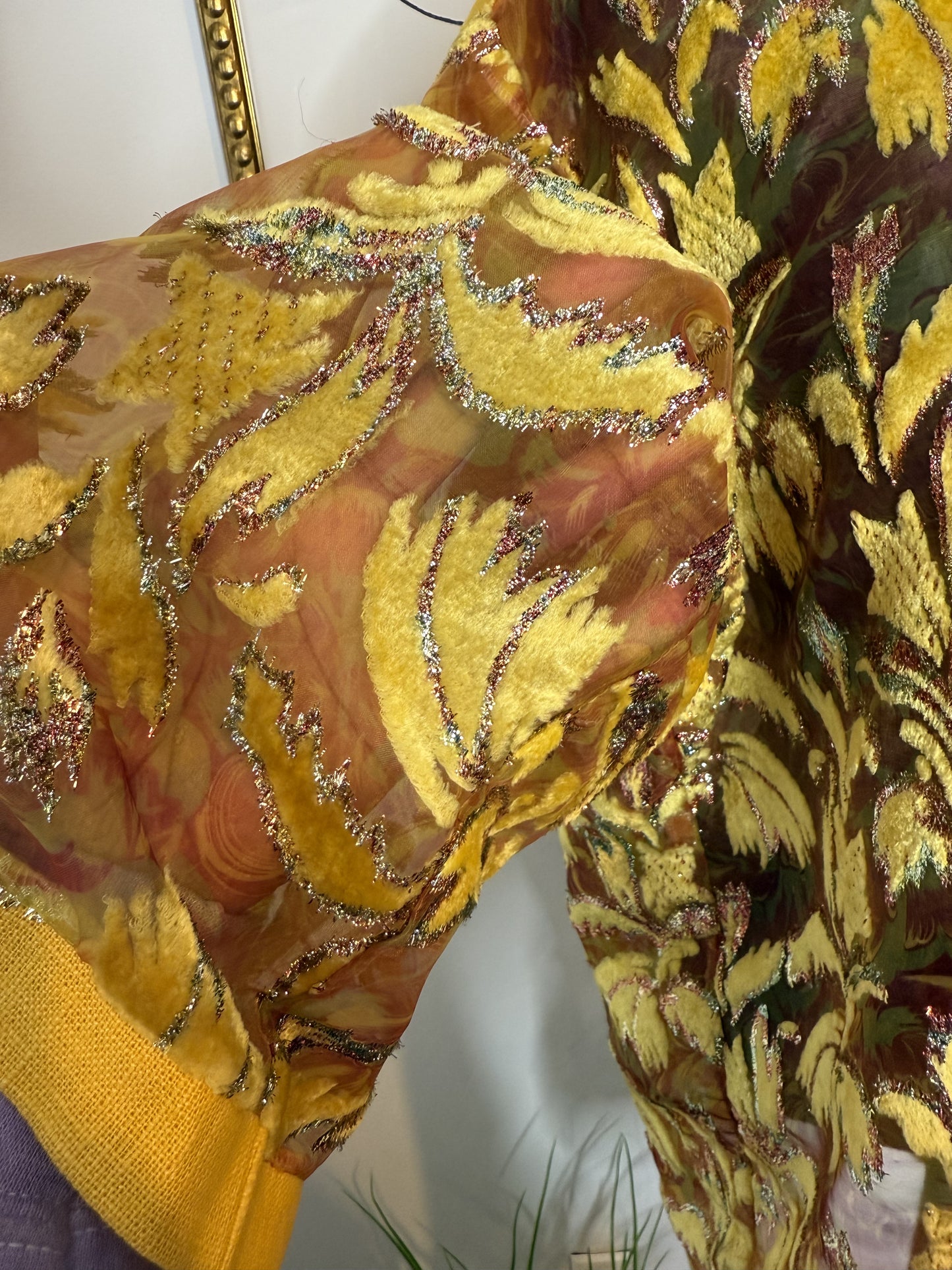 Marigold Tinsel Top