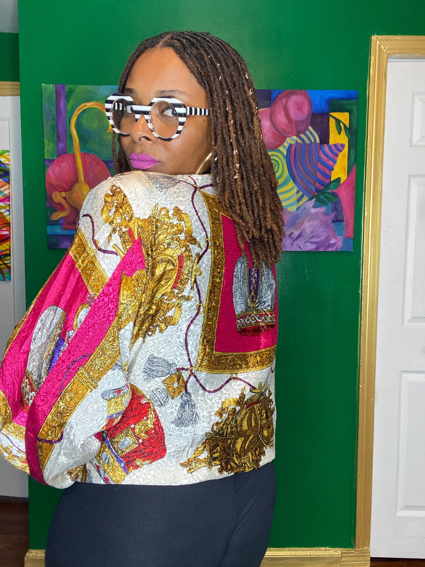 Reversible Baroque Style Jacket